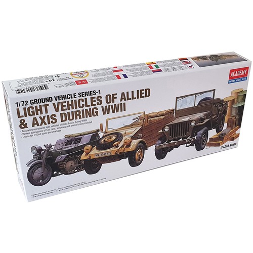 Academy light vehicles - academy, 1/72