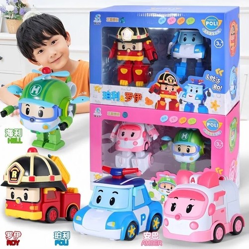 6pcs academy robocar - 6pcs,
