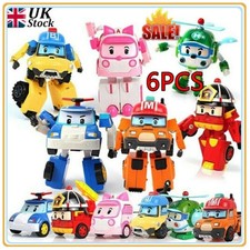 Robocar Toy 6Pcs Academy Poli
