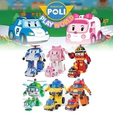 6PCS Academy Robocar Toy Poli